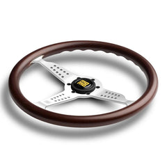 MOMO Super Grand Prix 350mm Mahogany Wood Steering Wheel (GRA35WD0P).