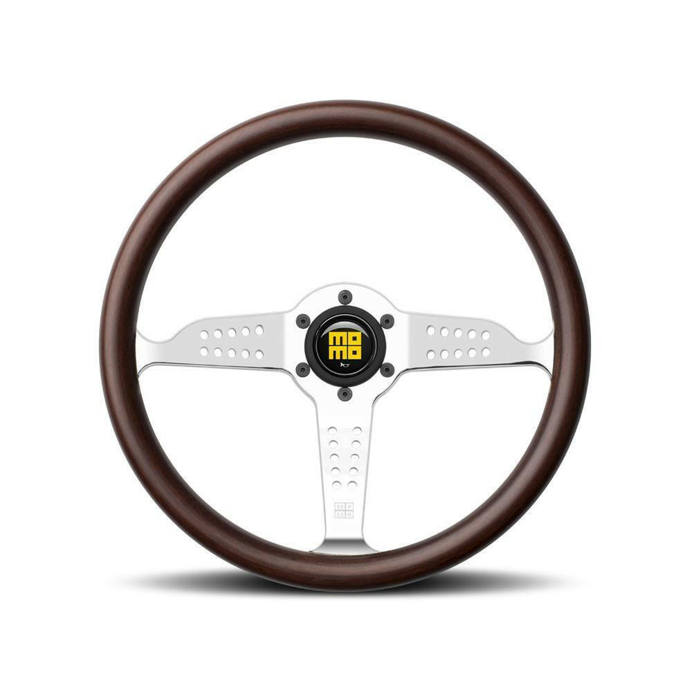 MOMO Super Grand Prix 350mm Mahogany Wood Steering Wheel (GRA35WD0P).