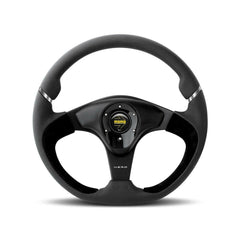 MOMO Nero 350mm Black Leather/Suede Steering Wheel (NER35BK0B).