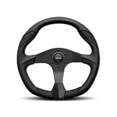 MOMO Quark 350mm Black Polyurethane Steering Wheel (QRK35BK0).