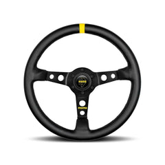MOMO MOD.07 350mm Black Leather Steering Wheel (R1905/35L).