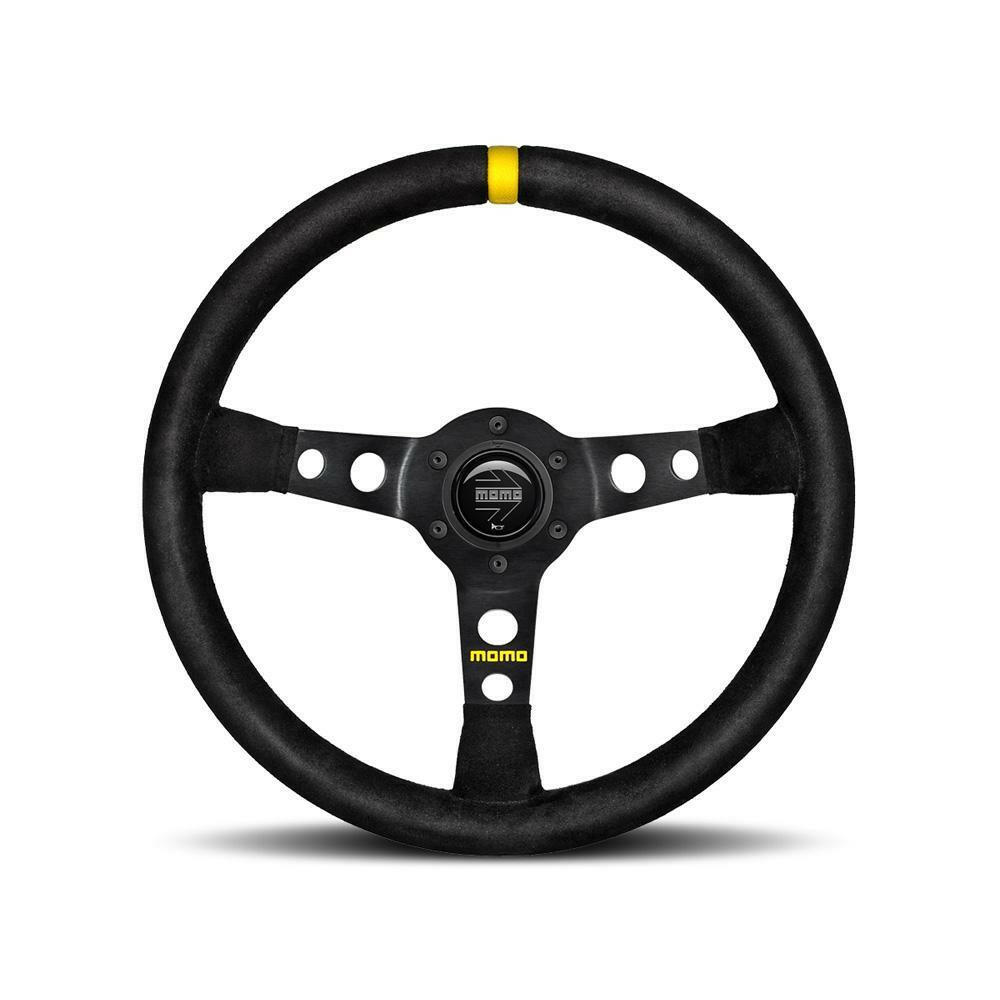 MOMO MOD.07 350mm Black Suede Steering Wheel (R1905/35S).