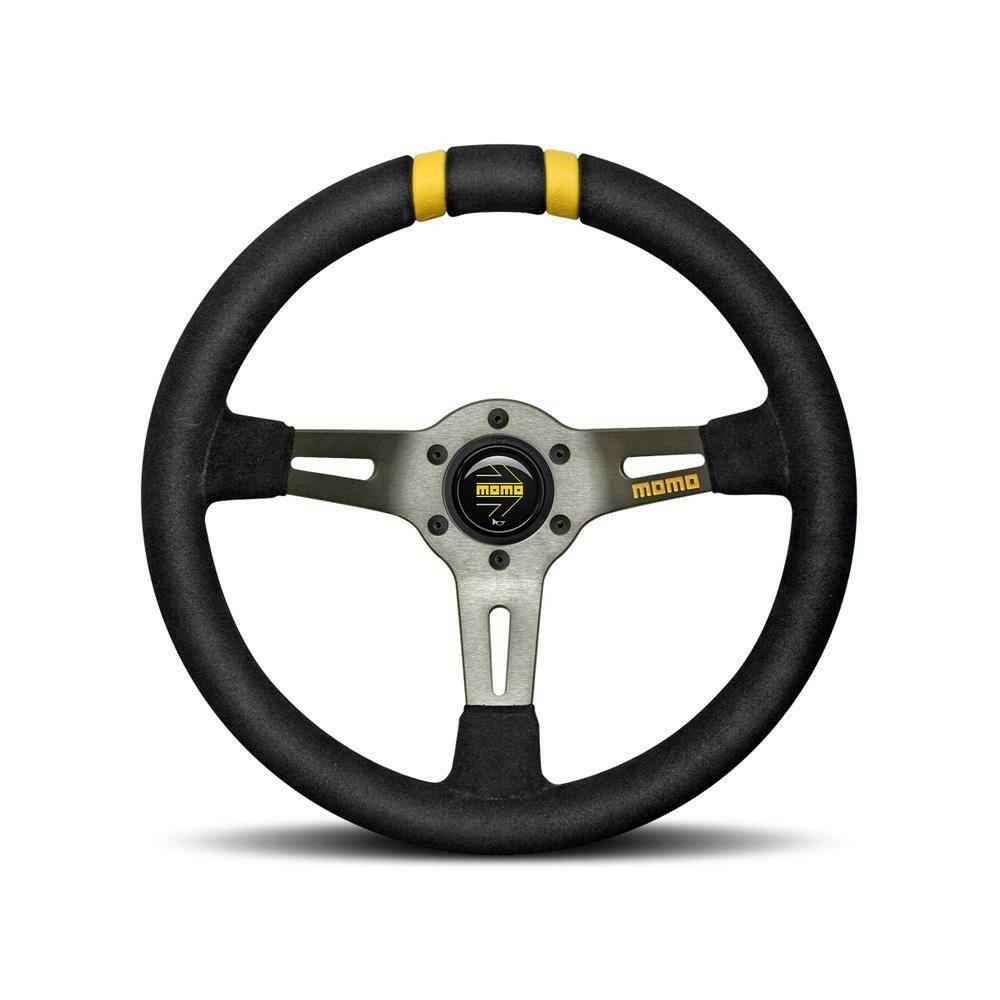 MOMO MOD.DRIFT 330mm Black Suede Steering Wheel (R1907/33S).