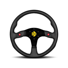 MOMO MOD.80 350mm Black Leather Steering Wheel (R1980/35L).