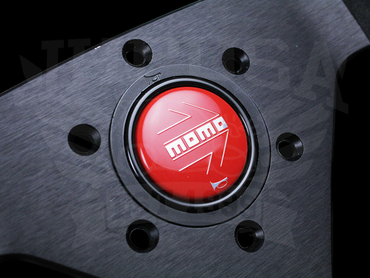 Momo Horn Button - Red.