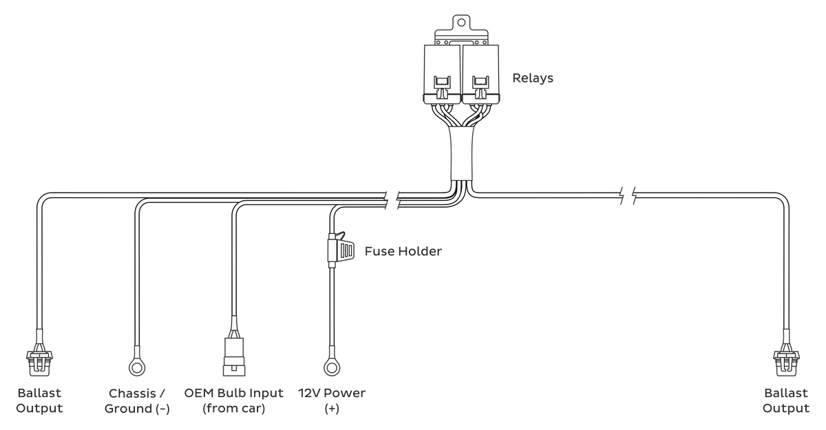 Morimoto HD Relay: H11/H9/H8/880 | Multiple Fitments (H40).