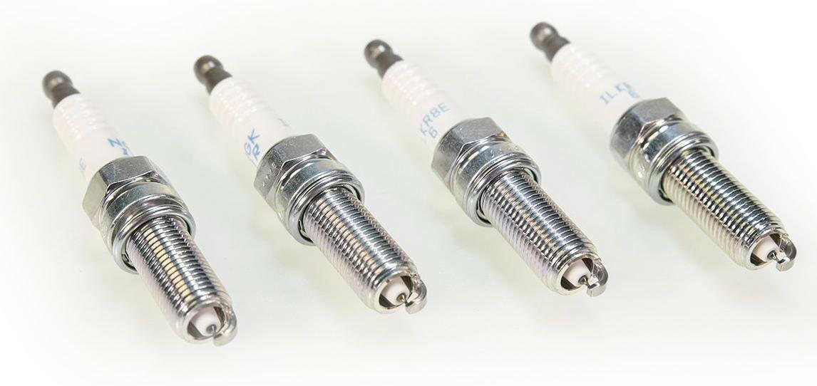NGK Laser Iridium Spark Plugs - Full Set | 2008-2015 Mitsubishi Evo X (ILKR8E6 SET).