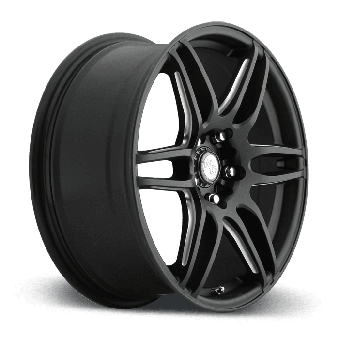 Niche M106 NR6 5x108/114.3 18x8.0” +40mm Offset Gloss Black & Milled Wheels