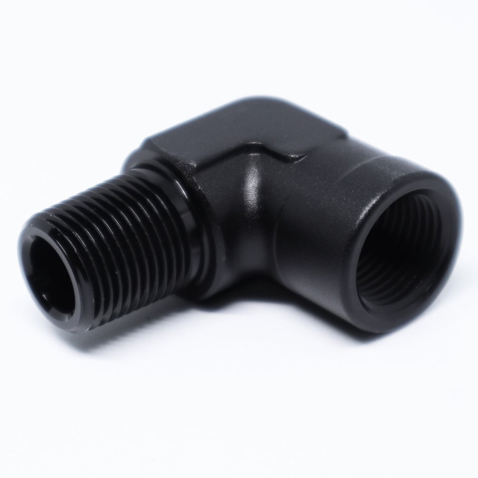 FLF NPT Male to NPT Female Adapter, 90 Degree