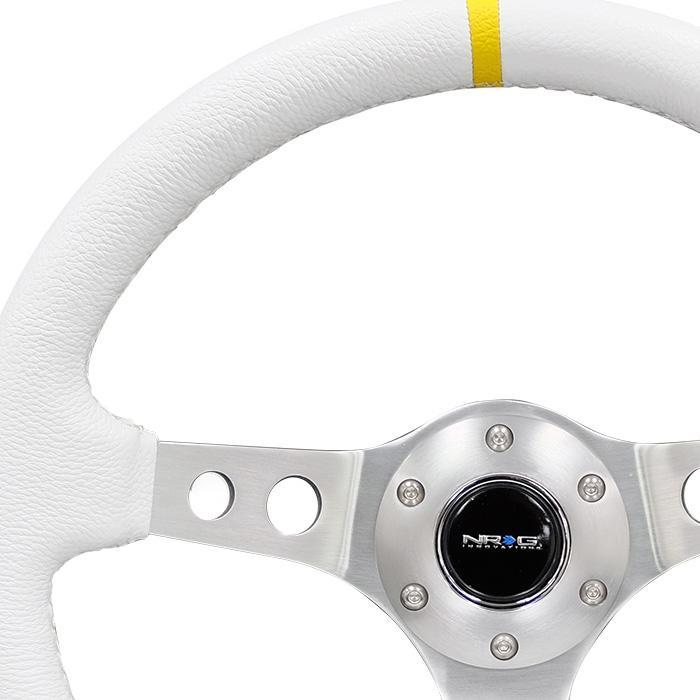 NRG RST-006 Sport Steering Wheels - 350mm x 3” Deep - Premium Leather