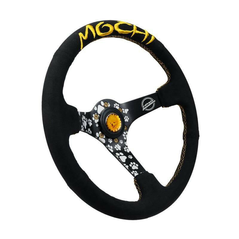 NRG Reinforced Steering Wheel - 350mm / 3in. Deep.