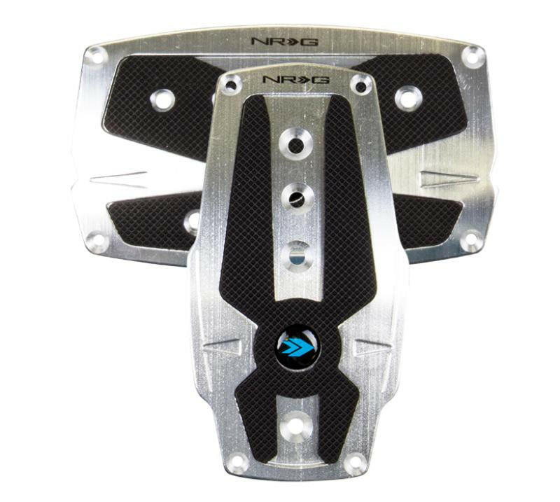 NRG Brushed Aluminum Sport Pedal A/T (PDL-250).