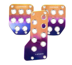 NRG Aluminum Sport Pedal Purple/Titanium Fade MT.