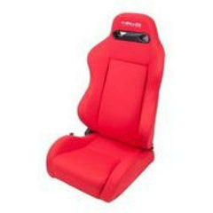 NRG Sport Seats - Type-R Cloth w/NRG Logo - Red w/Red Stitch (RSC-210L/R).