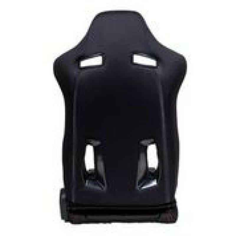 NRG Sport Seats - Cloth w/NRG Logo & NRG Arrow Cushion Imprint - Black w/Red Stitch (RSC-800L/R).