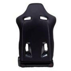 NRG Sport Seats - Cloth w/NRG Logo & NRG Arrow Cushion Imprint - Black w/Red Stitch (RSC-800L/R).