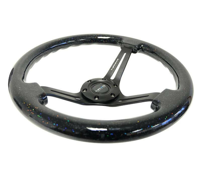 NRG Reinforced Steering Wheel - 350mm / 3in. Deep.