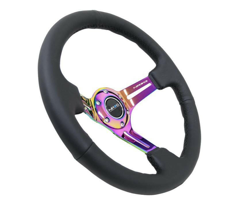 NRG Reinforced Steering Wheel - 350mm / 3in. Deep.