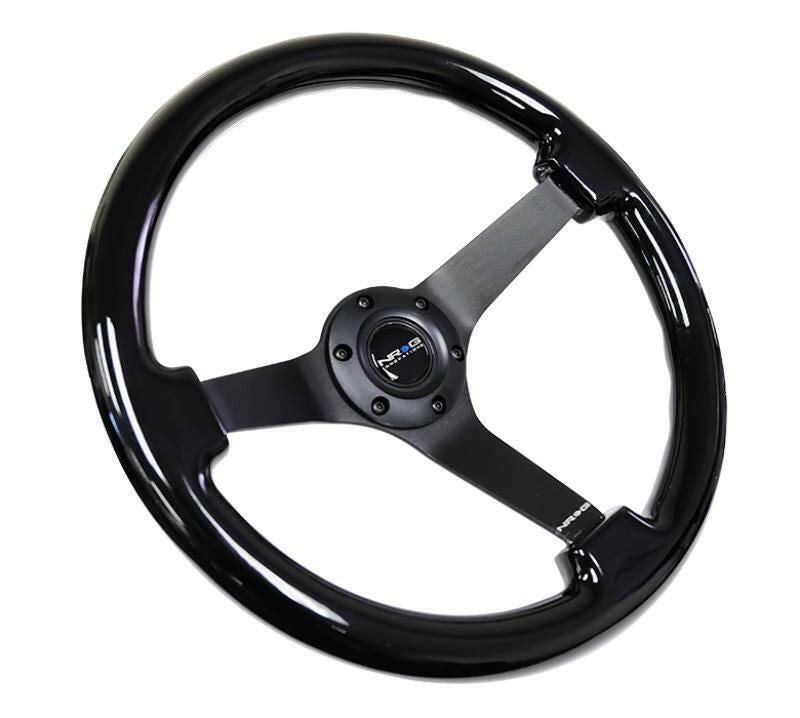 NRG Reinforced Steering Wheel - 350mm / 3in. Deep.