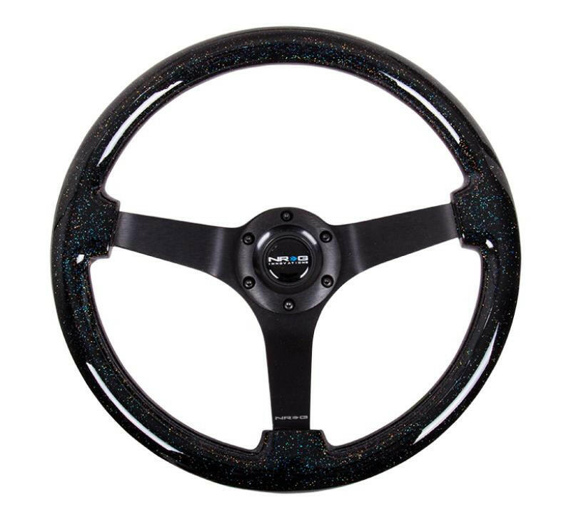 NRG Reinforced Steering Wheel - 350mm / 3in. Deep.