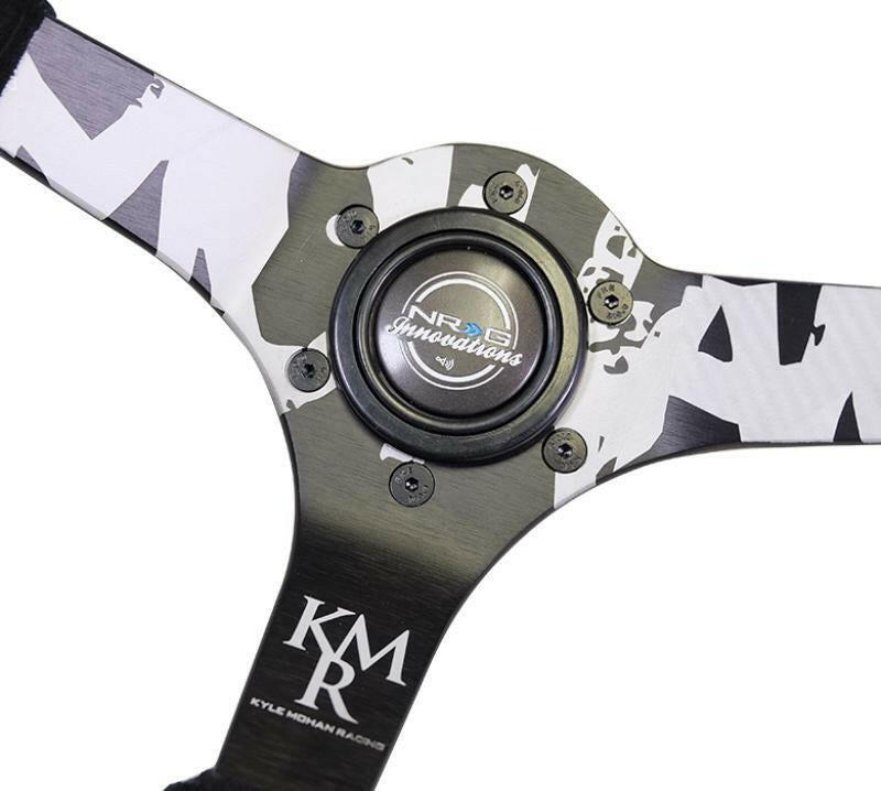 NRG Reinforced Steering Wheel - 350mm / 3in. Deep.