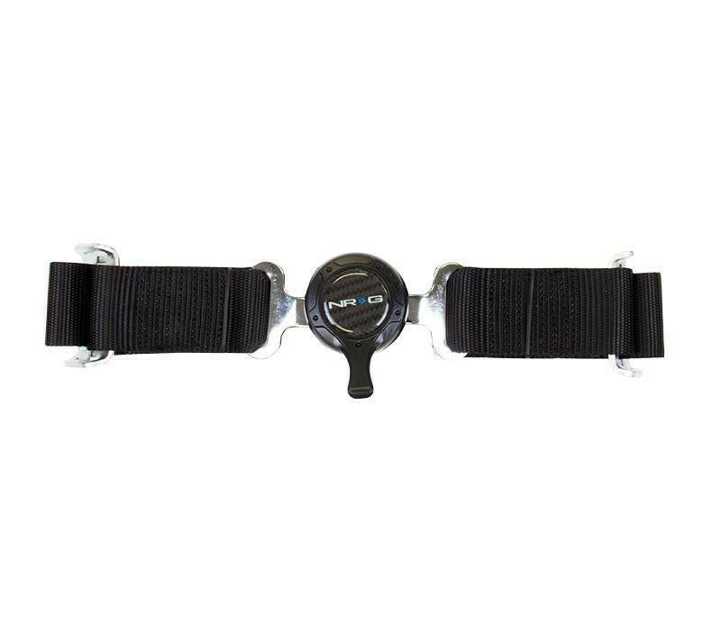 NRG 4 Point Seat Belt Harness / Cam Lock- Black (SBH-4PCBK).