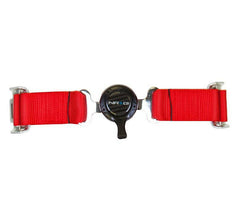 NRG 4 Point Seat Belt Harness / Cam Lock- Red.