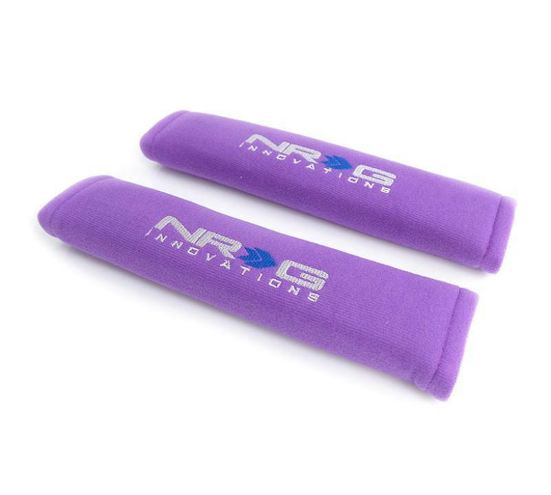 NRG Seat Belt Pads 2.7in x 11in - 2pc Set (SBP-27).