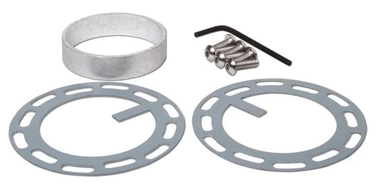 NRG Steering Wheel Quick Release Kit Gen 2.0 - Black Body/Black Carbon Fiber Ring (SRK-200CF).