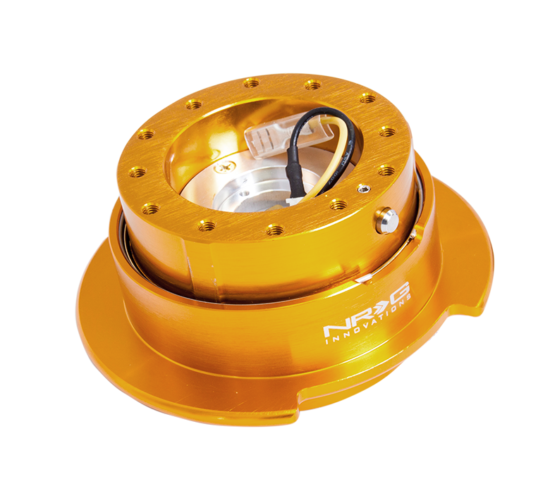 NRG Steering Wheel Quick Release Kit Gen 2.5 (interchangeable Ring) - Rose Gold/Rose Gold Ring.