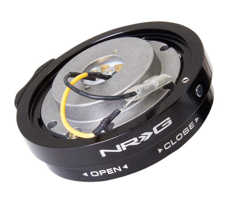 NRG Steering Wheel Thin Quick Release Black