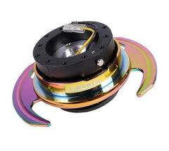 NRG Gen 3.0 Steering Wheel Quick Release - NeoChrome (SRK-650BK-MC).