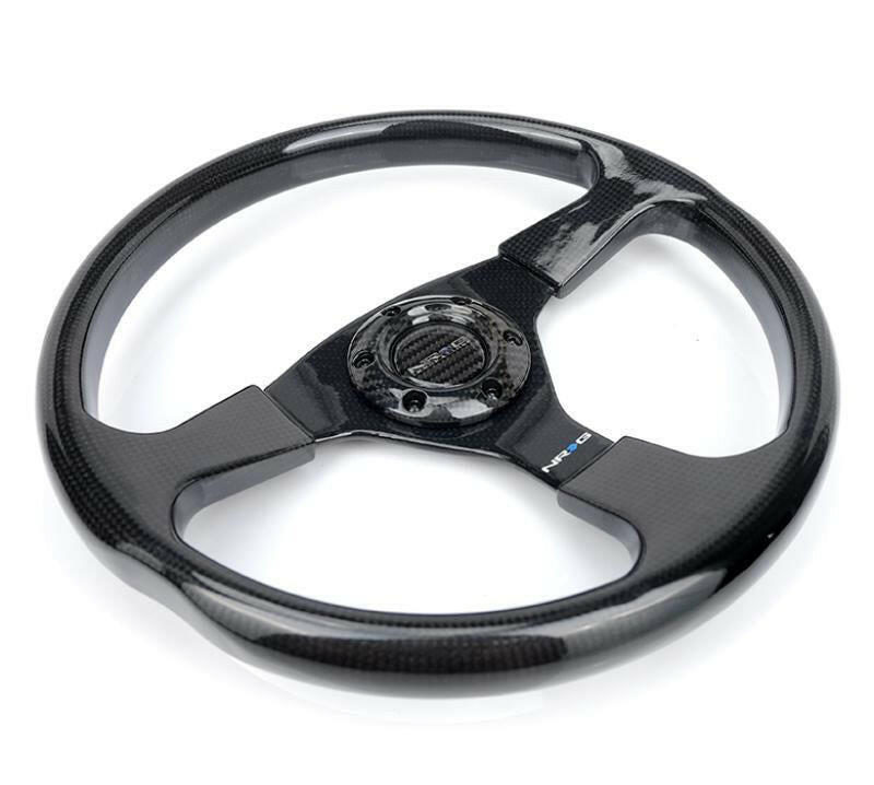 NRG Carbon Fiber Steering Wheel - 350mm (ST-012CF).