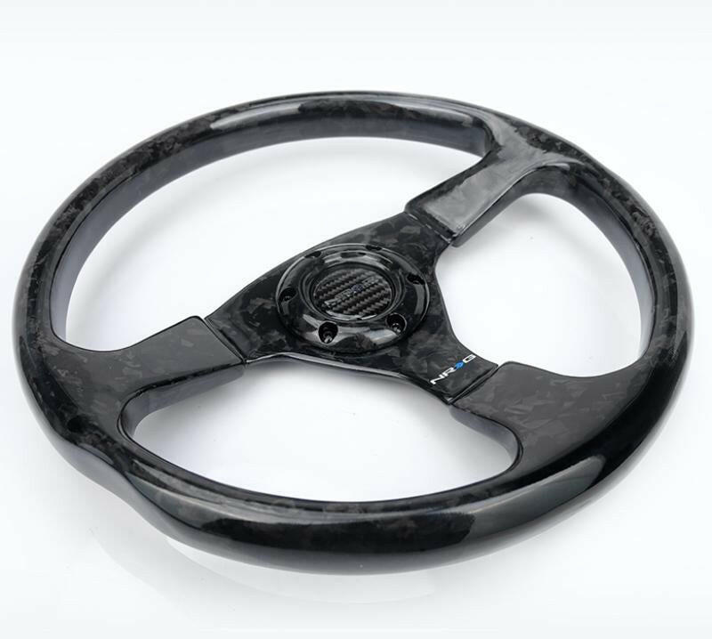 NRG Forged Carbon Fiber Steering Wheel 350mm (ST-012FC).
