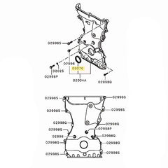OEM Mitsubishi Front Cover Oil Seal | 2008-2015 Mitsubishi Evo X (1052B433).