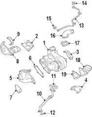 OEM Mitsubishi Turbo Air Inlet Fitting  | 2008-2015 Mitsubishi Evo X (542A042).