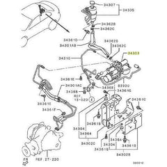Mitsubishi OEM AYC / ACD Differential Pump | 2008-2015 Mitsubishi Evo X 2008-2015 (3520A071).