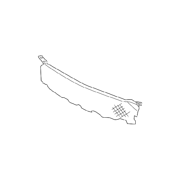 Mitsubishi OEM Front Bumper Grille Intercooler Mesh | 2006 Mitsubishi Evo 9 (6400A384).