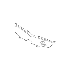 Mitsubishi OEM Front Bumper Grille Upper Support Mesh | 2006 Mitsubishi Evo 9 (6402A033).