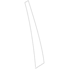 Mitsubishi OEM Rear Door Center Tape (RH) | 2003-2006 Mitsubishi Evo 8/9 (7410A032XA).