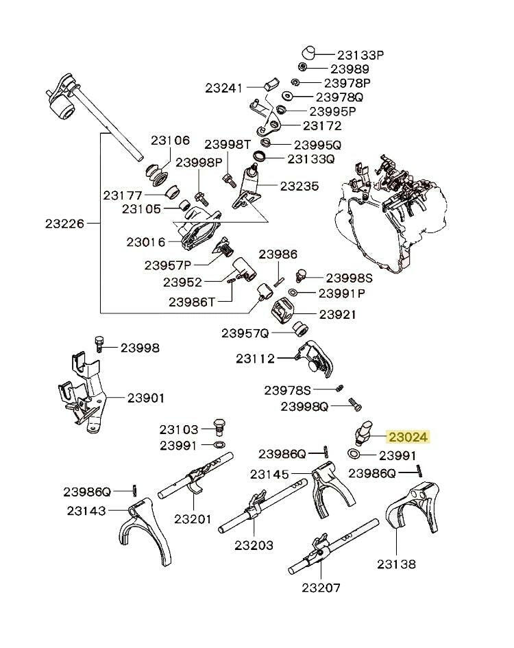 Mitsubishi Back-Up Switch | 1996-2015 Mitsubishi Evo 4-10, 1990-1999 Mitsubishi Eclipse/Eagle Talon/Plymouth Laser, and 1991-1999 Mitsubishi 3000GT (MD730979).