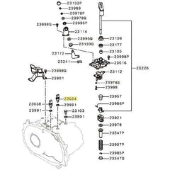 Mitsubishi Back-Up Switch | 1996-2015 Mitsubishi Evo 4-10, 1990-1999 Mitsubishi Eclipse/Eagle Talon/Plymouth Laser, and 1991-1999 Mitsubishi 3000GT (MD730979).