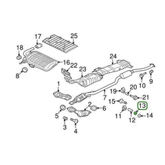 Mitsubishi OEM Downpipe Exhaust Hanger (A) Washer | 2003-2006 Mitsubishi Evo 8/9  (MF450154).