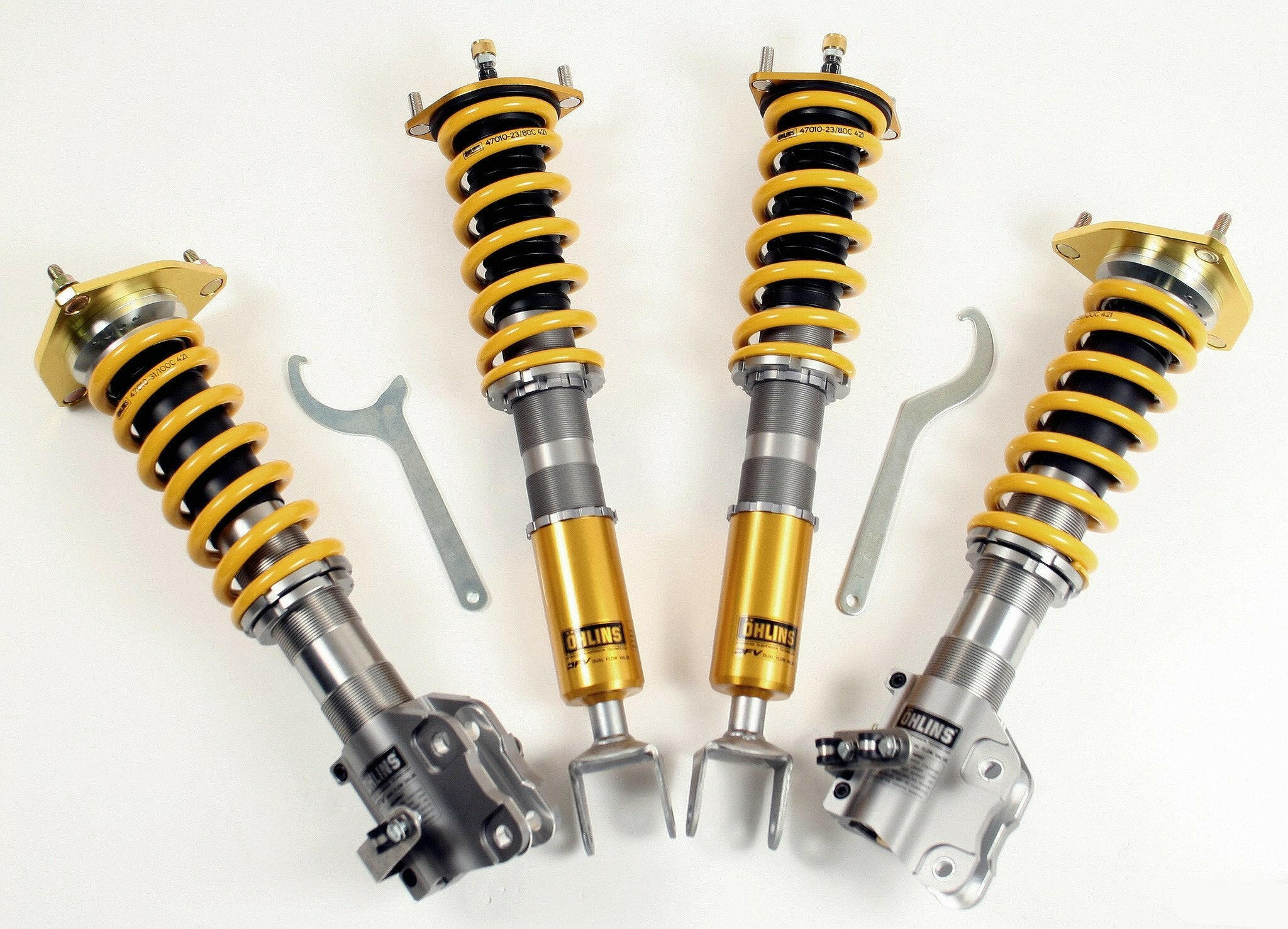 Ohlins Road & Track Coilover Kit | 2008-2015 Mitsubishi Evo X (MIS Mi10S1).