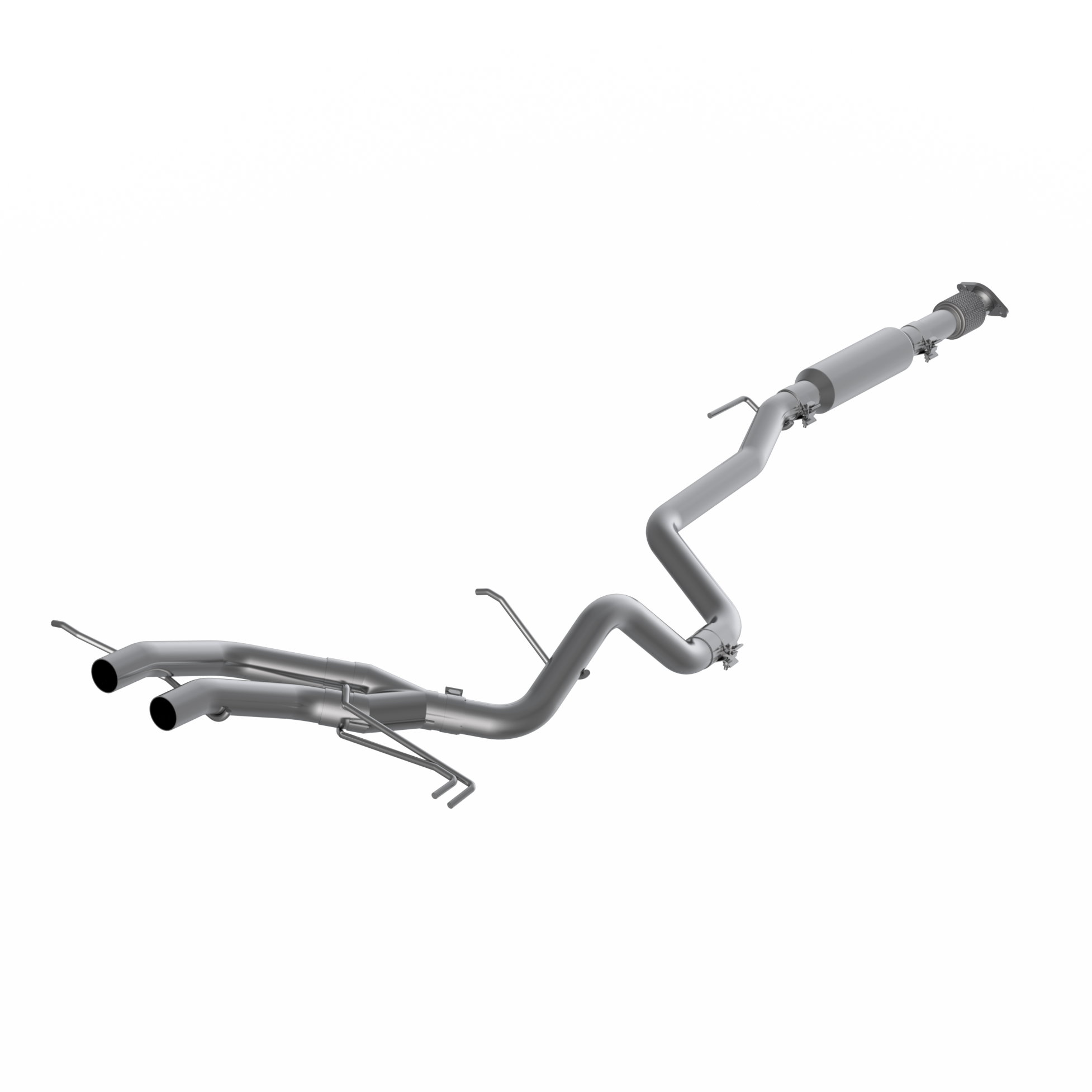MBRP 2.5-Inch Armor Pro Race Profile Dual Rear Exit Cat-Back Exhaust | 2013 - 2018 Hyundai Veloster Turbo (S4702304).