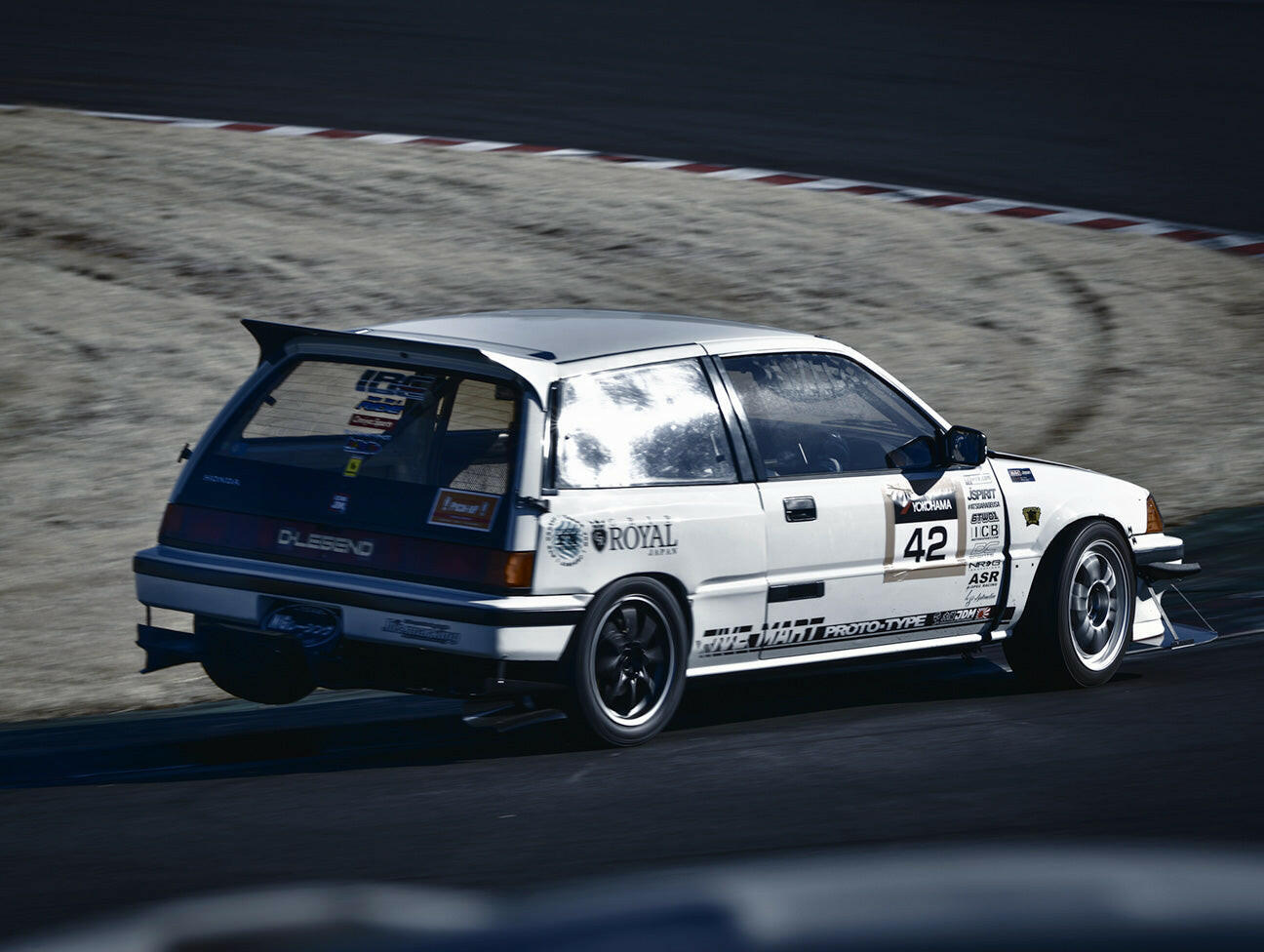 Osaka JDM Rear ”Devil Wing” - 84-87 Civic Hatchback.