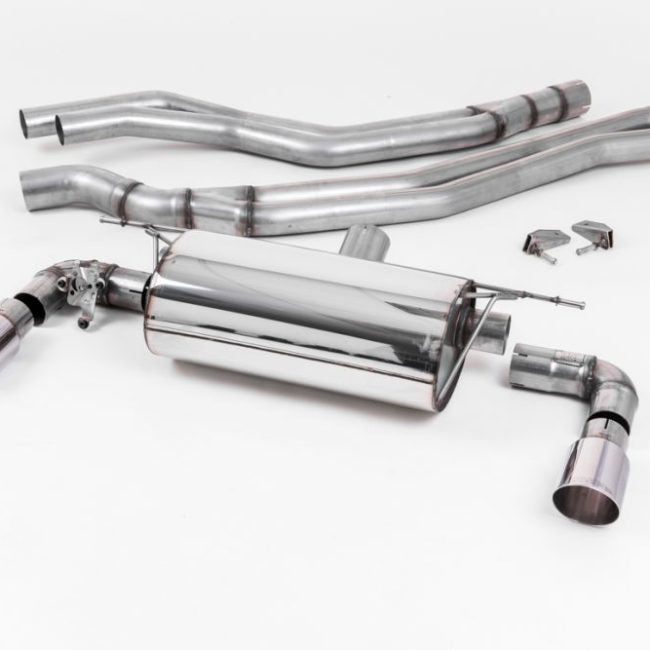 Milltek Valved &amp; Non-Resonated Race Catback Exhaust System for F20 / F21 BMW M140i