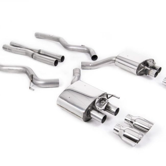 Milltek Valved &amp; Non-Resonated Catback Exhaust System for S550 Ford Mustang GT (facelift)
