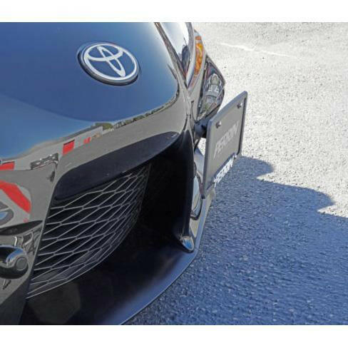 Perrin License Plate Relocate | 2020-2021 Toyota Supra (PTP-BDY-200).