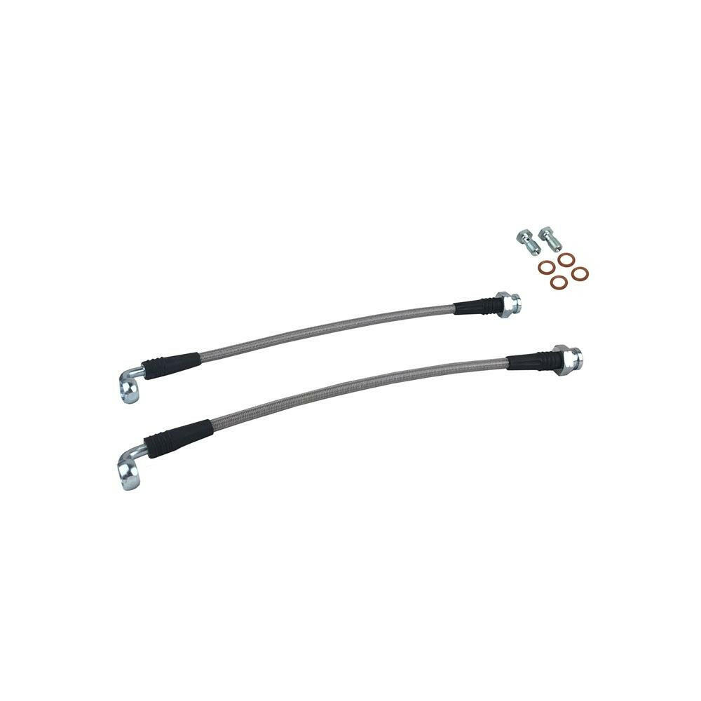 P2M Steel Braided Rear Brake Lines | 2003-2008 Nissan Z33 350Z (P2-350ZRR).